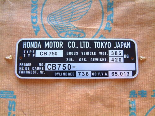 Honda 750 four k2 - 750, k0