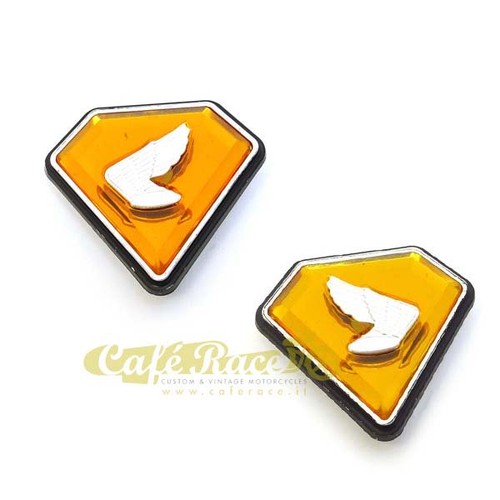 Coppia emblemi per fianchetti - per,
